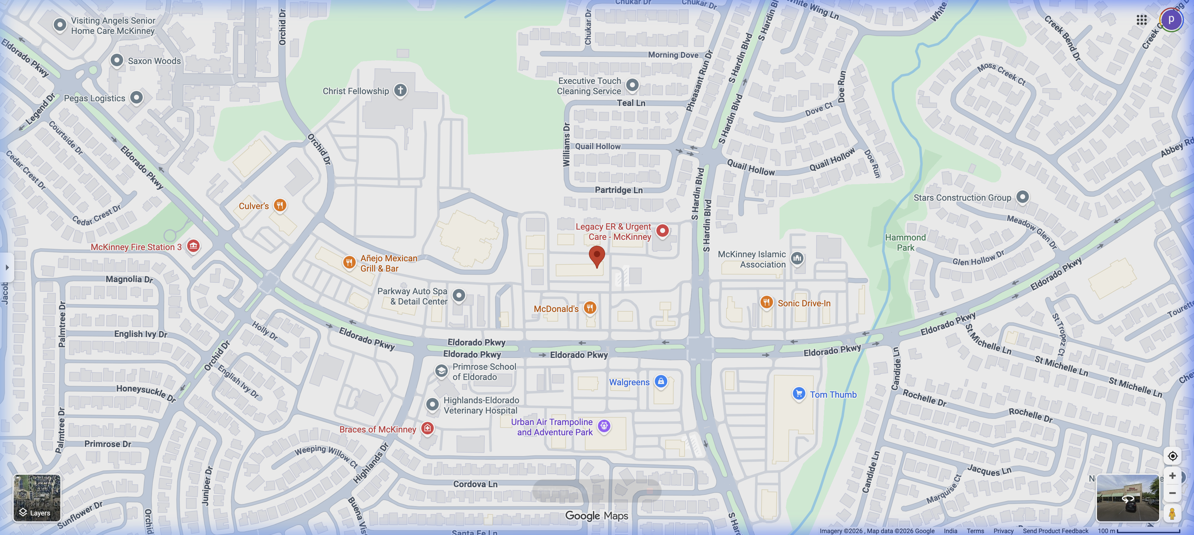 Famous HD Biryani location map - 3300 Eldorado Pkwy McKinney TX 75070